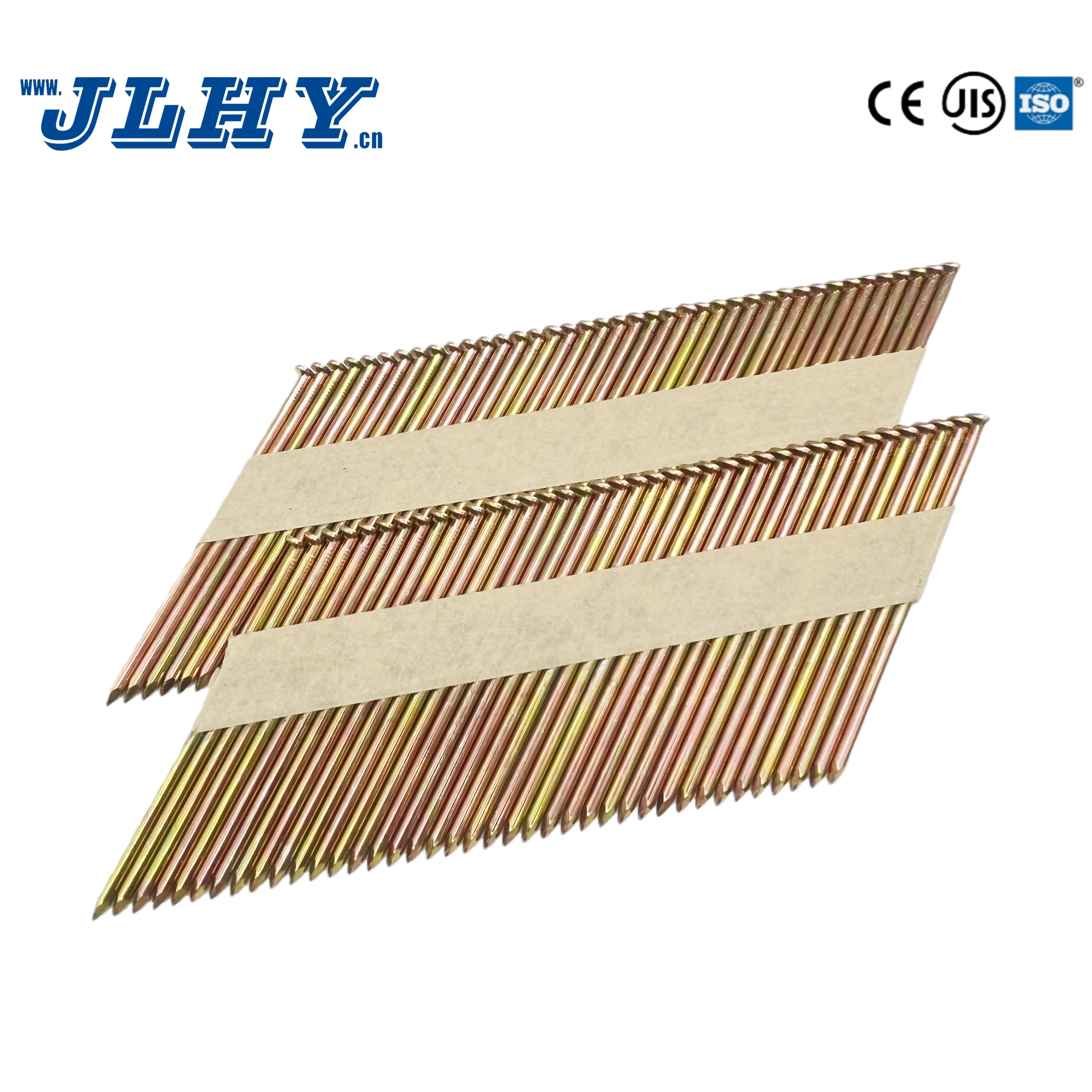 Paper Collated Nails for Framing Nail Gun Systems